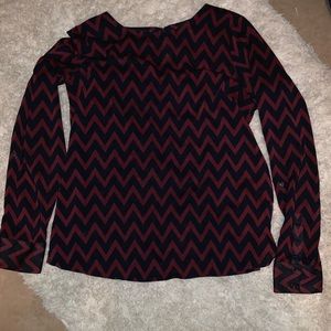 The Limited Chevron blouse